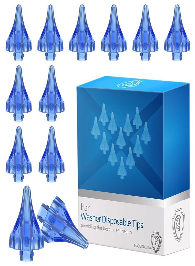 Melonsun Ear Irrigation Tips, 12 Pcs Ear Wash Tips for Ear Lavage Kit- Comfortable, Safe and Easy to Use, Compatible w/Melonsun and Other Such Ear Wax Removal Kits (12 Pack) - Image 1